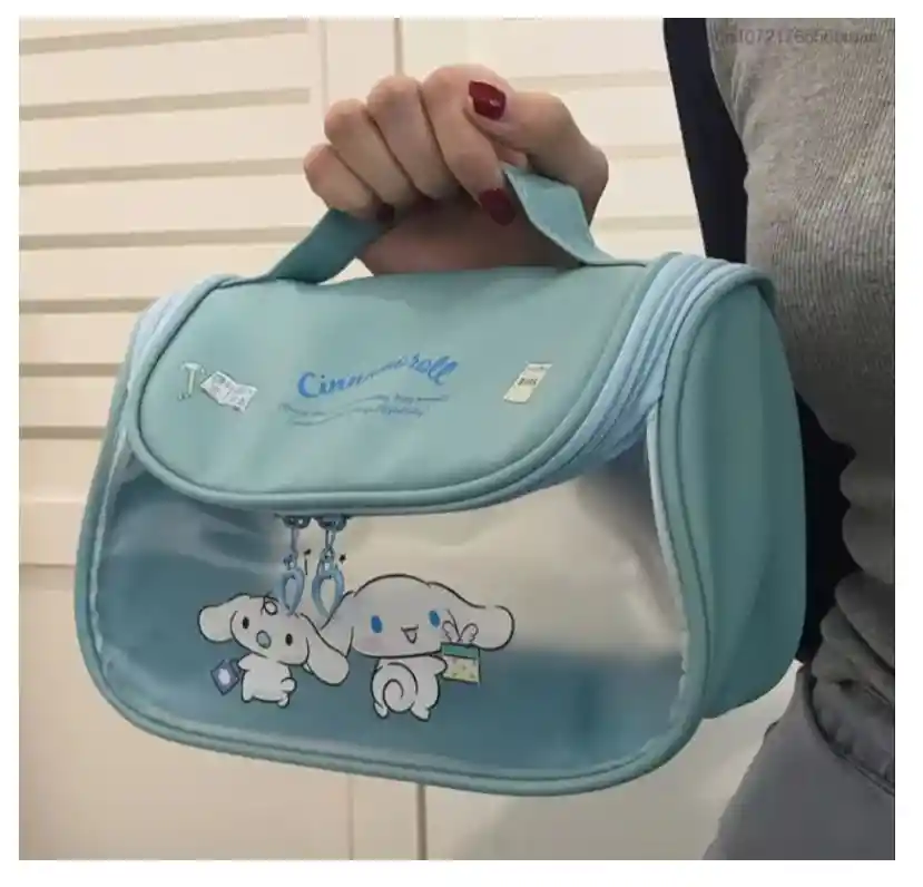 Cosmetiquera Neceser Bolso Sanrio Kitty Melody Kuromi Cinnamoroll