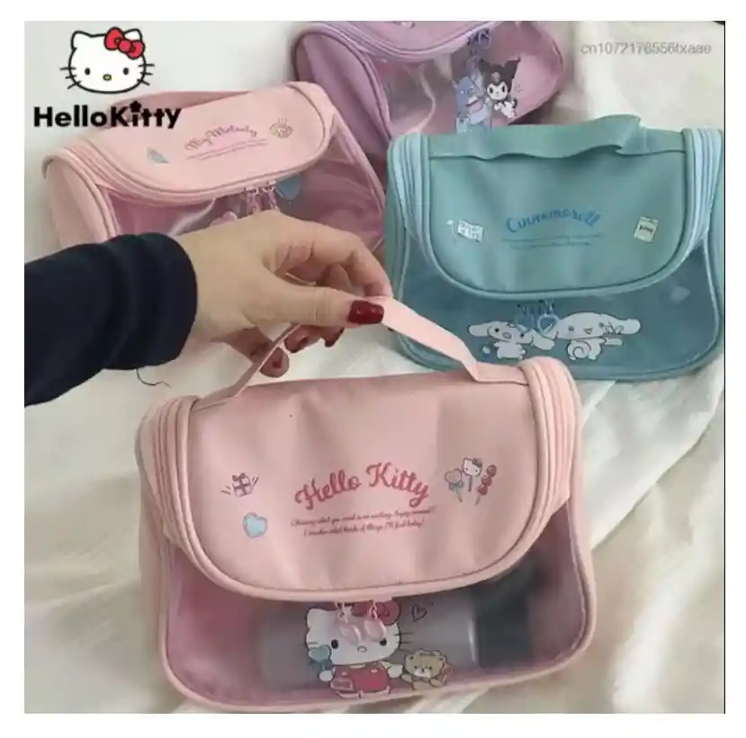 Cosmetiquera Neceser Bolso Sanrio Kitty Melody Kuromi Cinnamoroll