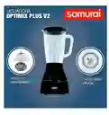 Licuadora Samurai Optimix Plus De 500 Watts Blanca En Pasta