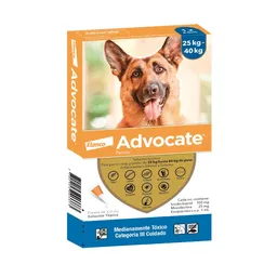 Advocate Perro 25 A 40kg X1 Pipeta