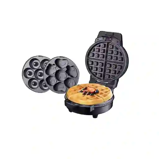Waflera 3 En 1 Cupcakes /donas Y Wafles Antiadherente 110v