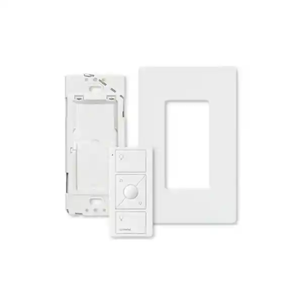 Kit Control Pico 3b Blanco +adaptador +tapa Bl*+ Pj2-wall-wh-l01 - Lutron Pj2-wall-wh-l01