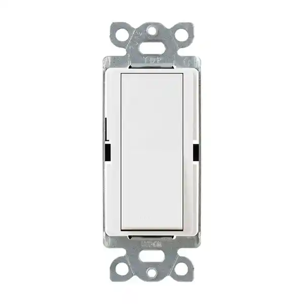 Interruptor Lutron Sencillo 15a Fl/led Decor S.tapa *+ Ca-1ps-wh - Lutron Ca-1ps-wh