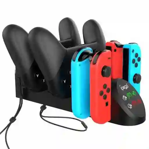 Estación De Carga Nintendo Switch Pro Joy Cons Ipega Pg-9187