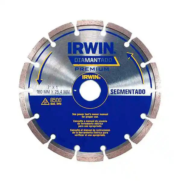 Disco Concr 7'' Diamantado Segmentado Irwin