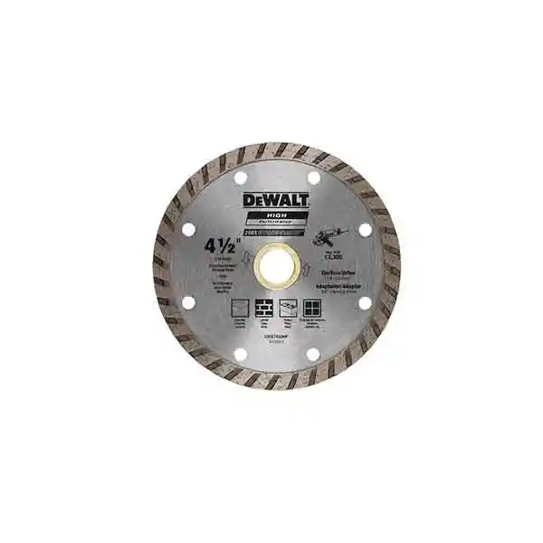 Disco Concreto Diamantado Turbo 4-1/2" Dewalt