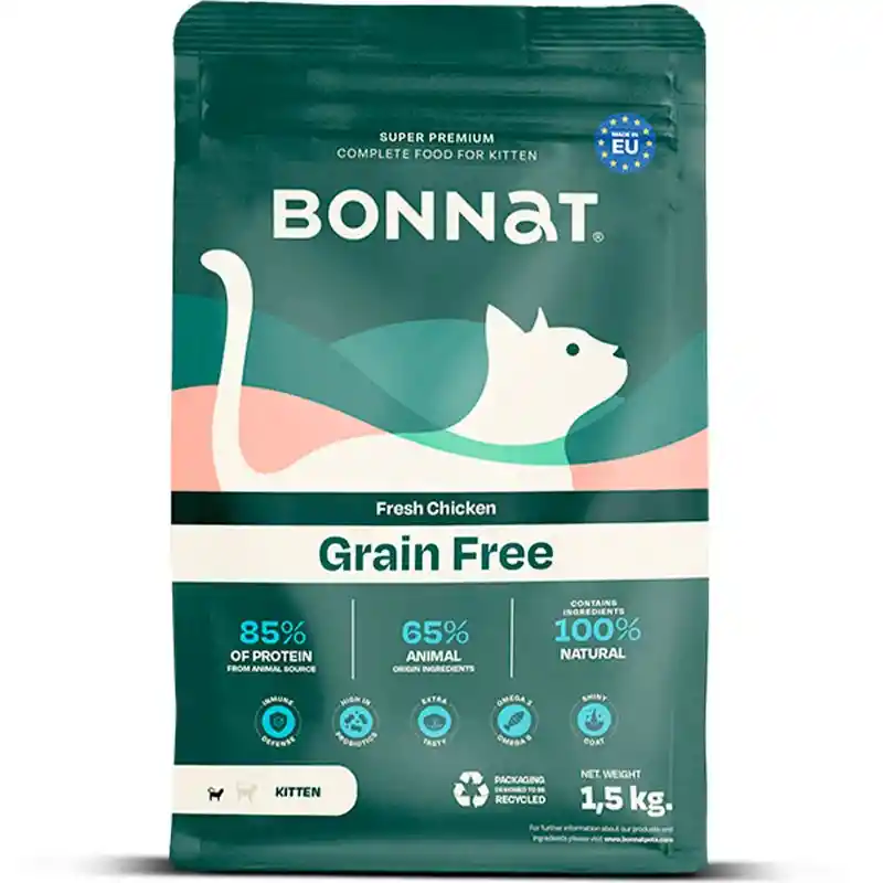 Bonnat Grain Free Feline Kitten 1.5kg