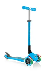 Patineta Plegable Con Luces Globber Primo Azul Para Niños