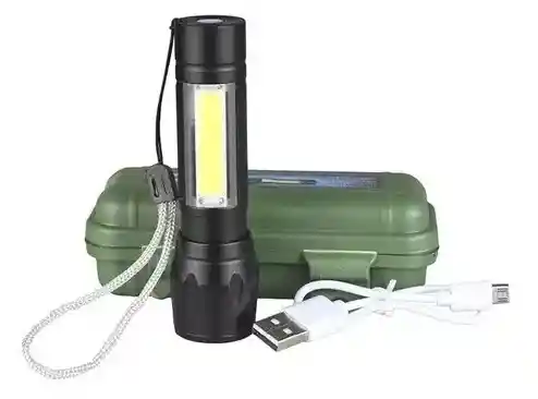 Linterna Táctica Linterna Led Recargable X Usb