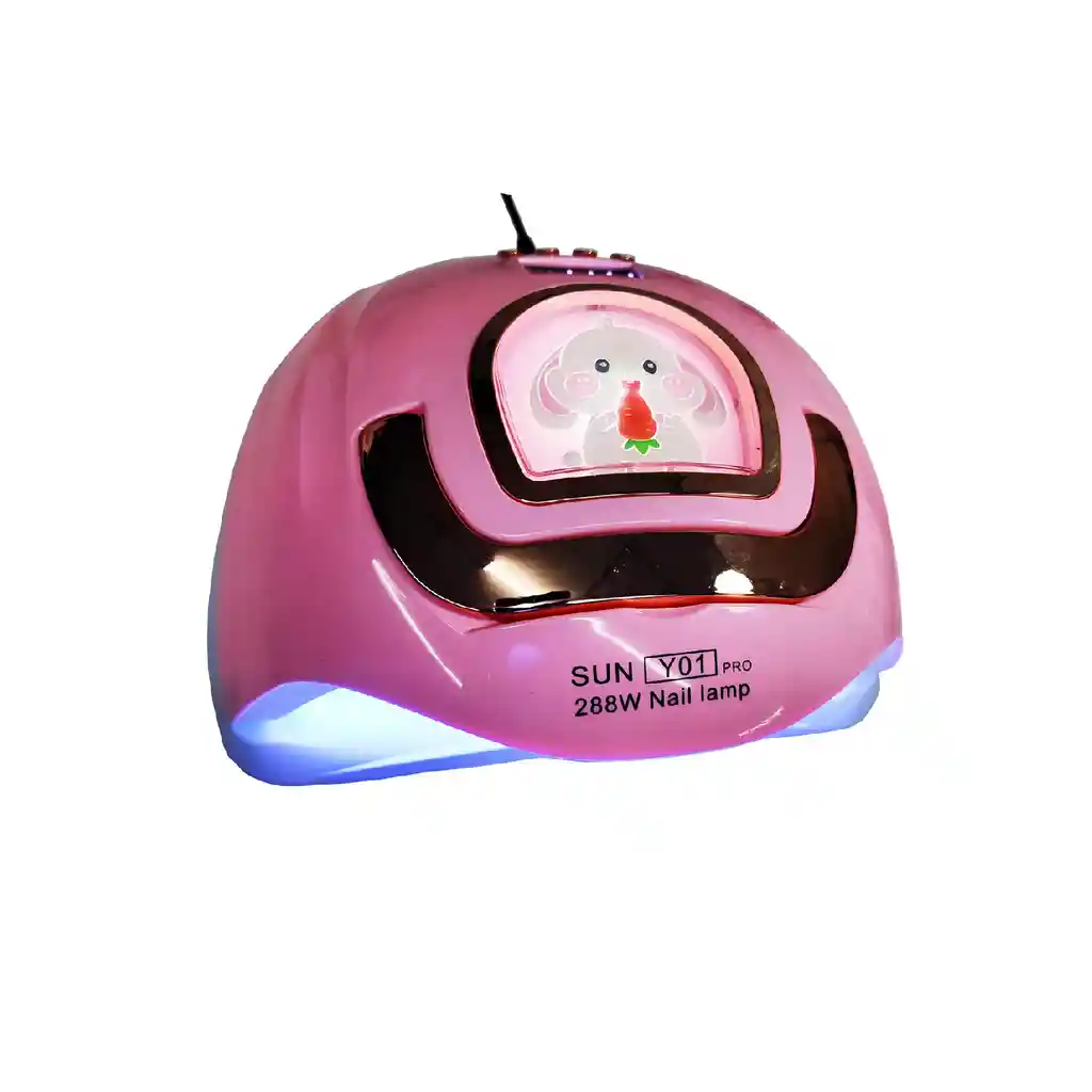 Cabinas Profesionales Sun Y01 288w Para Uñas De Gel Led Rosa