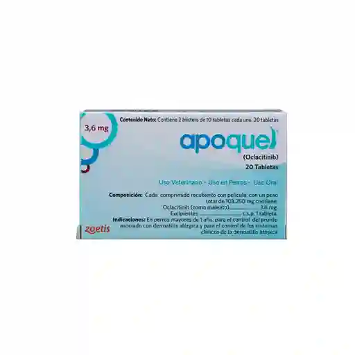 Apoquel 3,6mg X20 Tab