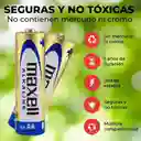 Batería Pila Alcalina Maxell Pack De 2 Pilas Aa