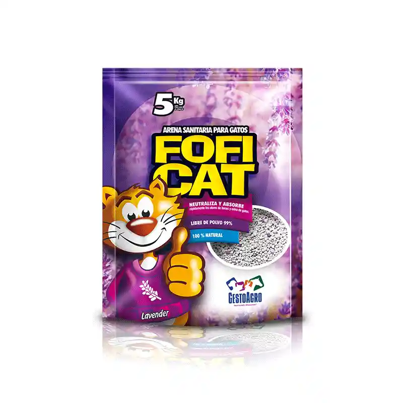 Arena Fofi Cat Lavanda 25kg