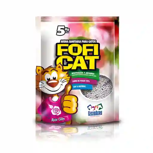 Arena Fofi Cat Rosa 5kg