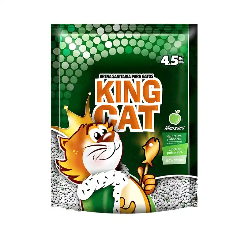 Arena King Cat Manzana Bulto 25kg