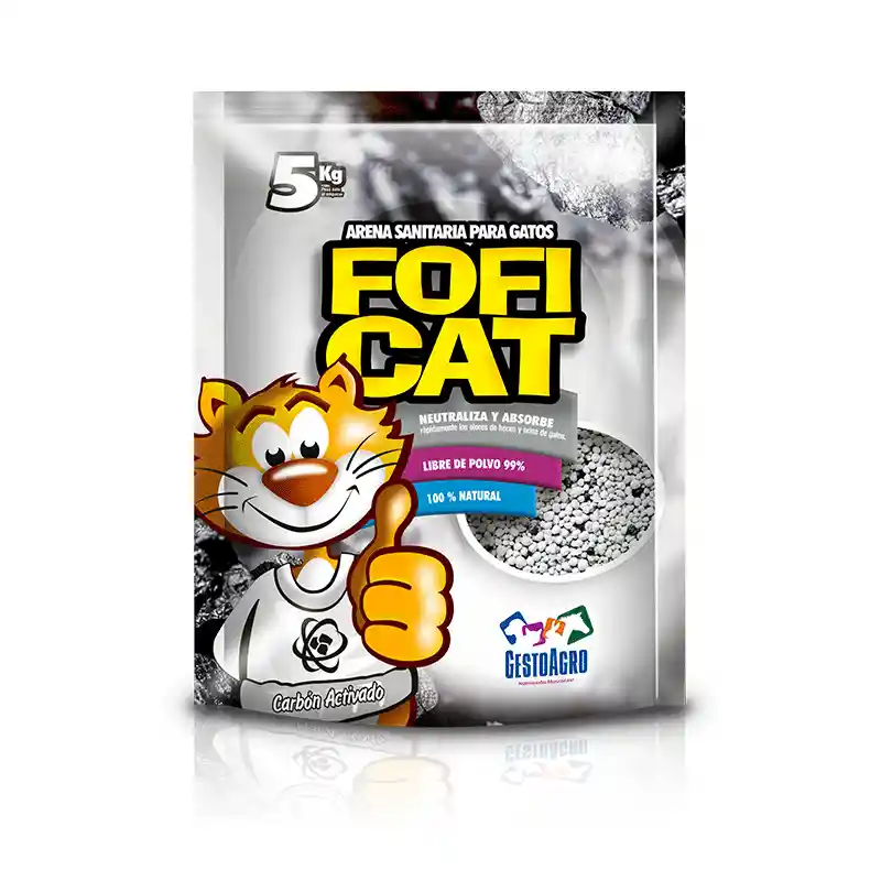 Arena Fofi Cat Carbon Activado 5kg