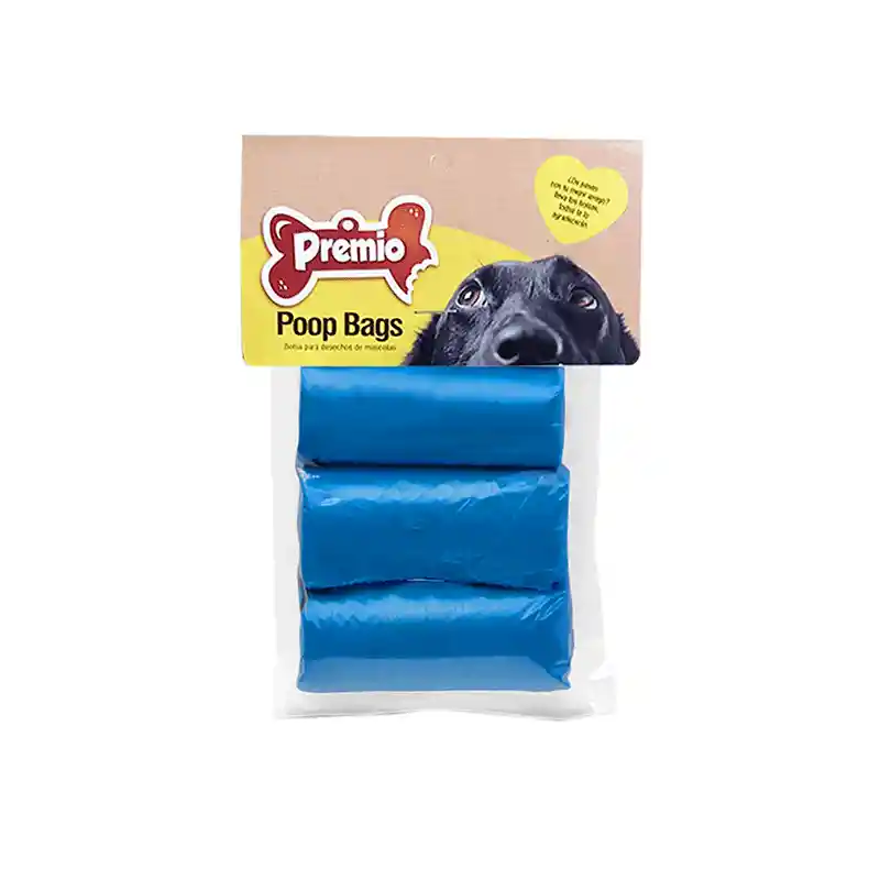 Pet Poop Bags Premio Bolsa X3