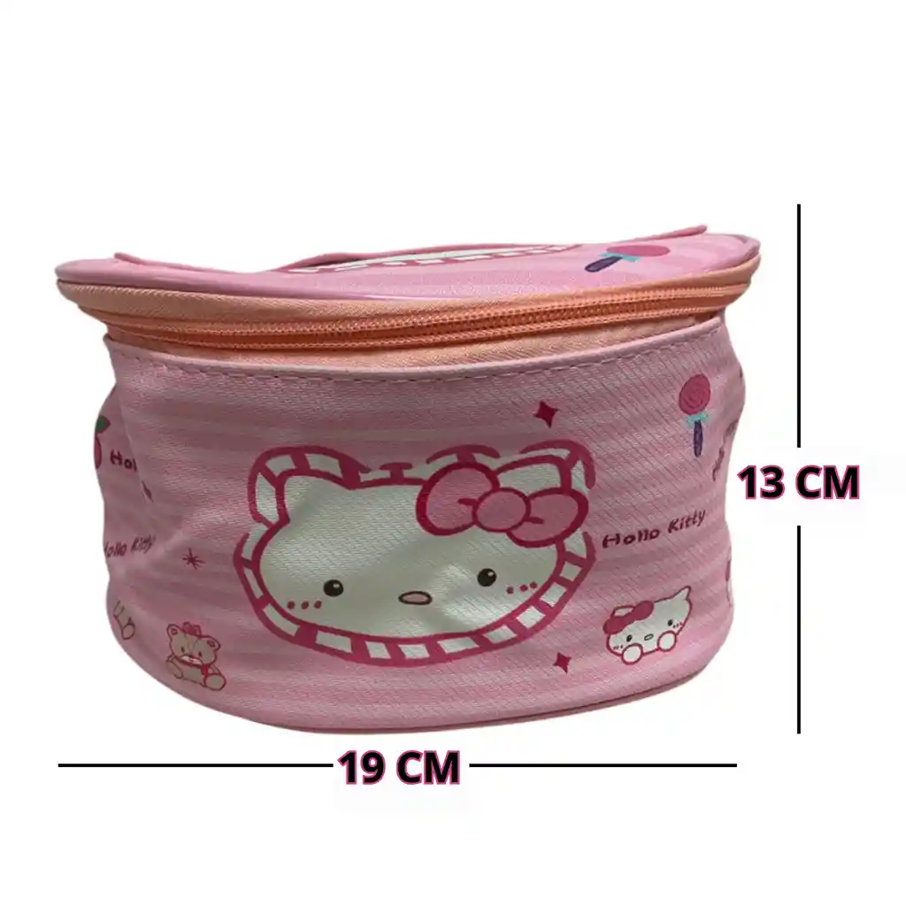 Neceser Bolso Cosmetiquera Sanrio Kitty, Melody Y Kuromi