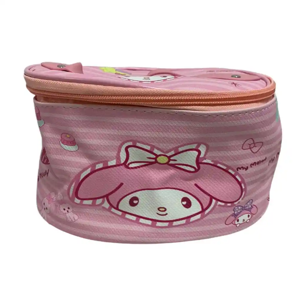 Neceser Bolso Cosmetiquera Sanrio Kitty, Melody Y Kuromi