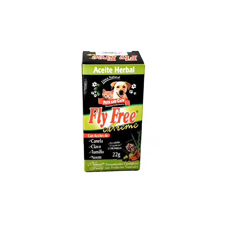 Fly Free Extreme Aceite Herbal Gotero 22 Gr