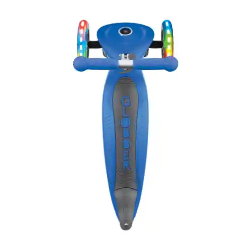 Patineta Con Luces Globber Primo Azul Para Niños