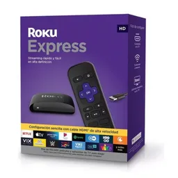 Roku Express Convertidor Smart Tv Wifi Negro