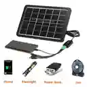 Panel Solar Batería Recargable 15w Multifuncional Usb Gd-100