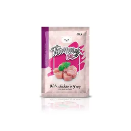 Pouch Tommy Gatito Trozos De Pollo En Salsa 100gr