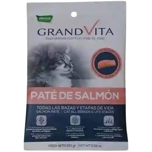 Grand Vita Pate De Salmon 100 Grs (gato)