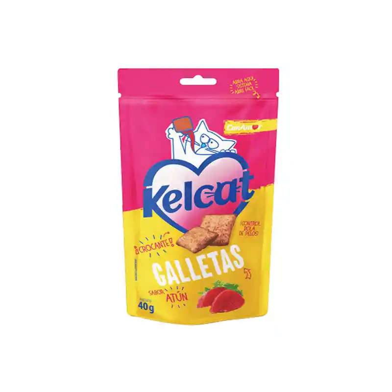 Galletas Gatos Kelcat Atun 40g Can Amor