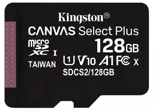 Memoria Micro Sd 128gb Clase 10 Kingston 100mb/s