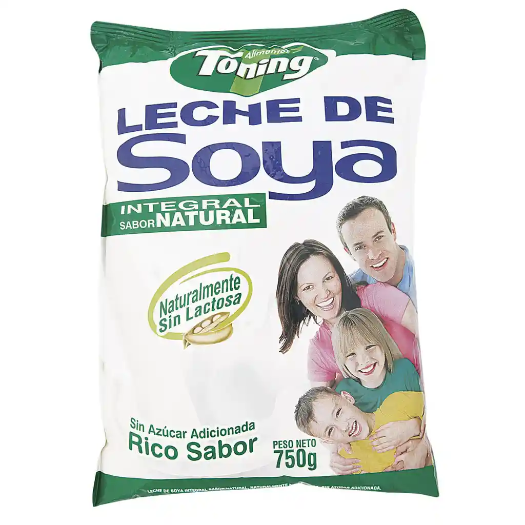 Toning Leche de Soya Integral Sabor Natural