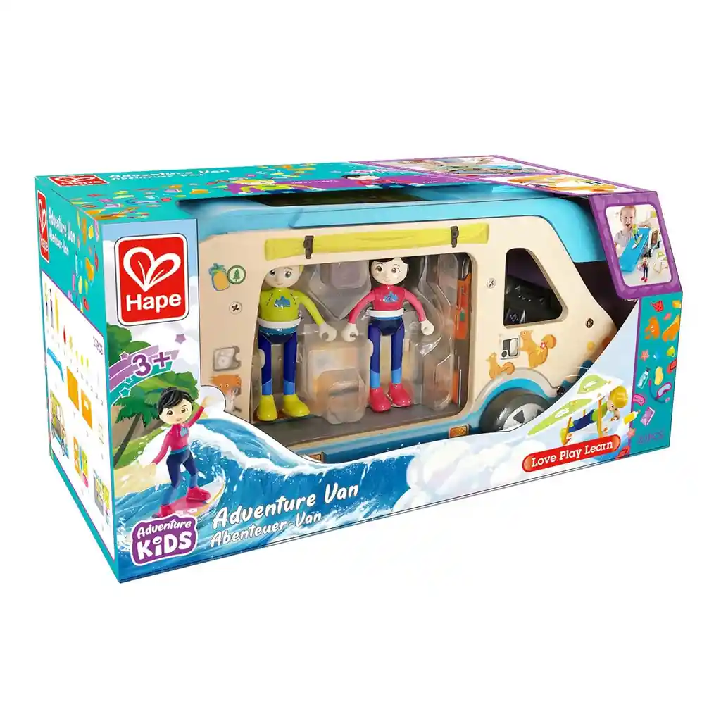 Set De Juego Camper Van En Madera Para Niños Niñas