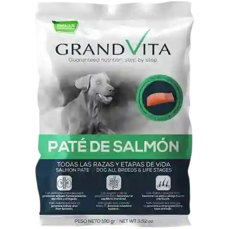 Grand Vita Pate De Salmon 100 Grs (perro)