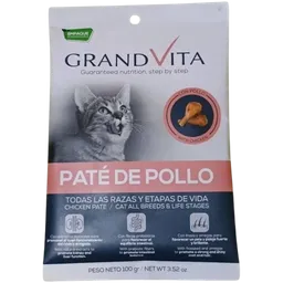 Grand Vita Pate De Pollo 100 Grs (gato)