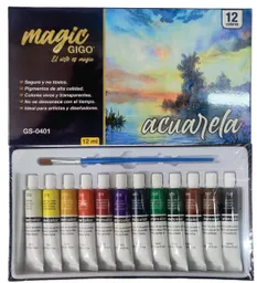 Arte Set De Pintura Acuarela X 12 Und