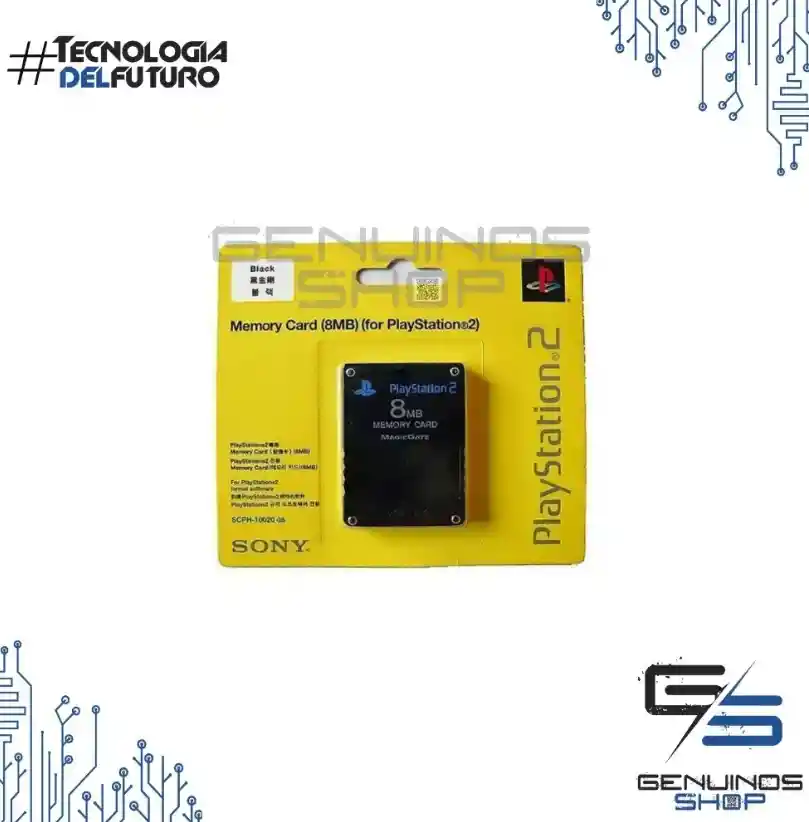 Memoria Para Ps2 Tarjeta De Memoria Para Ps2 De 8 Mb