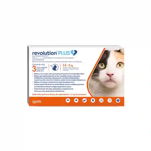 Revolution Plus 0,5ml (2.5-5kg) X3 Pipetas