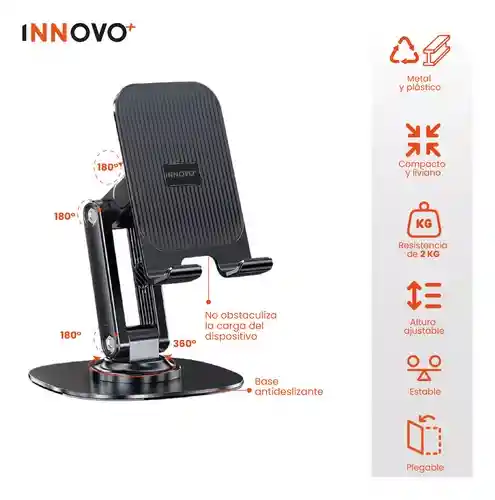 Soporte Base Celular Tablet Mesa Escritorio Ajustable