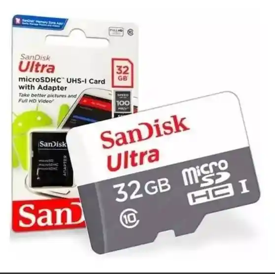 Micro Sd 32gb Clase 10 Sandisk 80mb/s Original