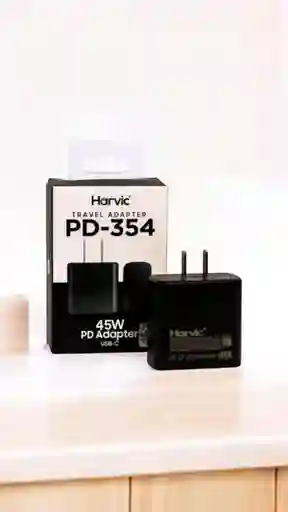 Adaptador Harvic 45w Entrada Tipo C Pd-354