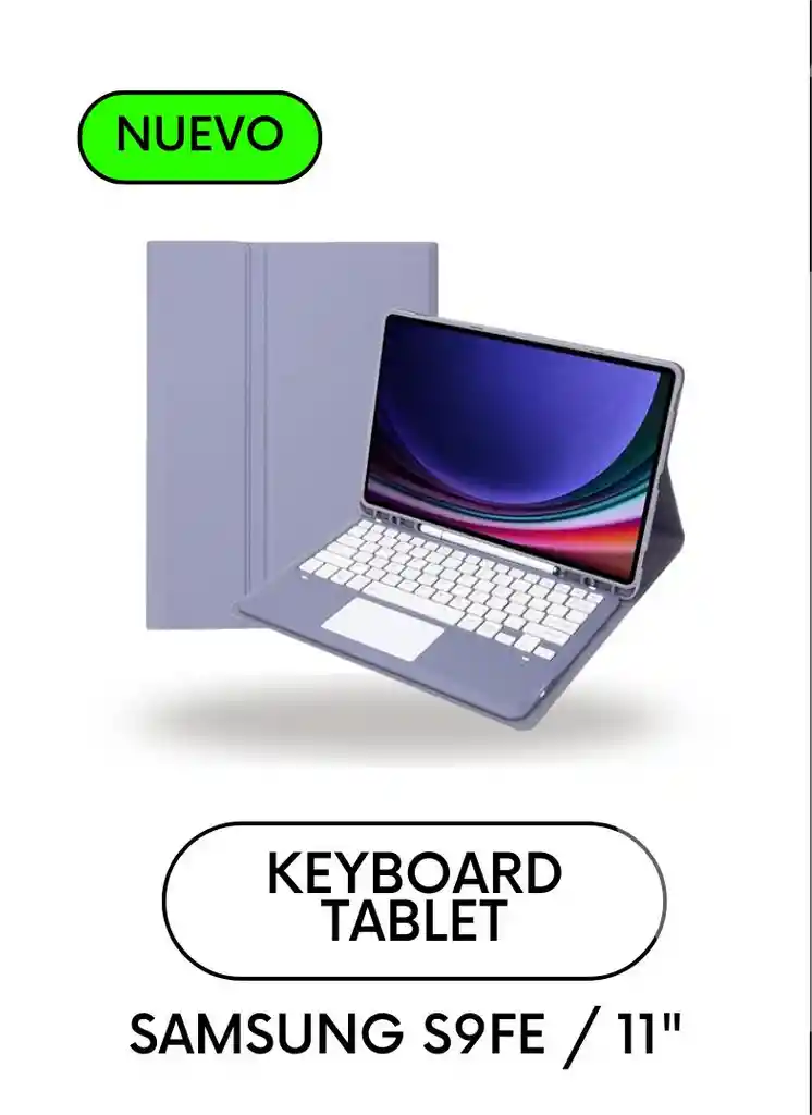 Keyboard Tablet Samsung S9fe/11"