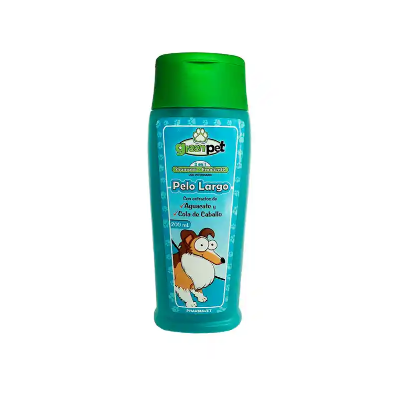 Shampoo Green Pet Pelo Largo 200ml