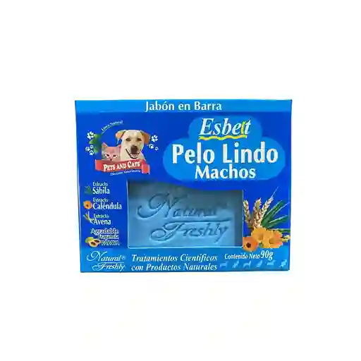 Jabon Esbelt Pelo Lindo Machos 90gr