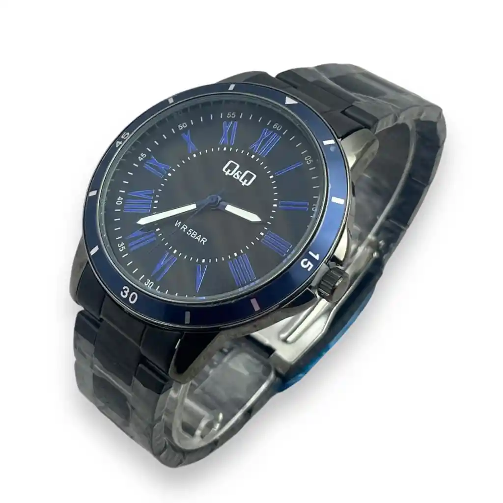 Reloj Qq Para Hombre Con Números Romanos