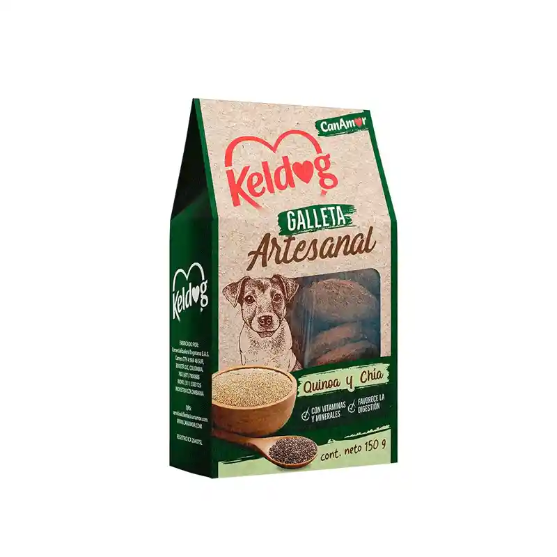 Keldog Quinoa Y Chia 150 Gr Canamor