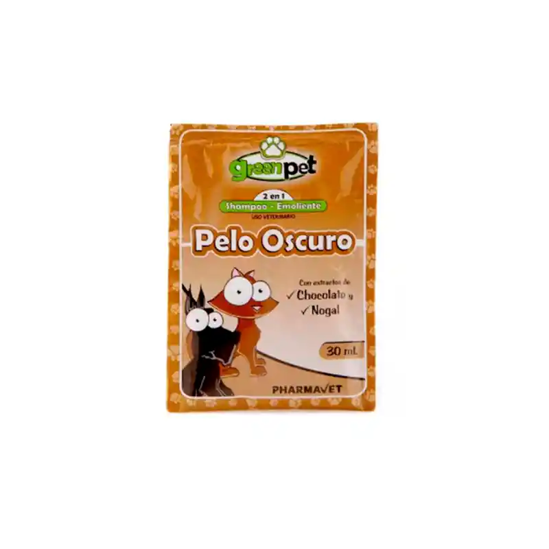 Shampoo Pelo Oscuro 30ml Green Pet