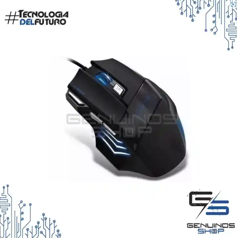 Mouse Gamer Jiexin X11 Rgb 7 Botones Usb 3.0/2.0
