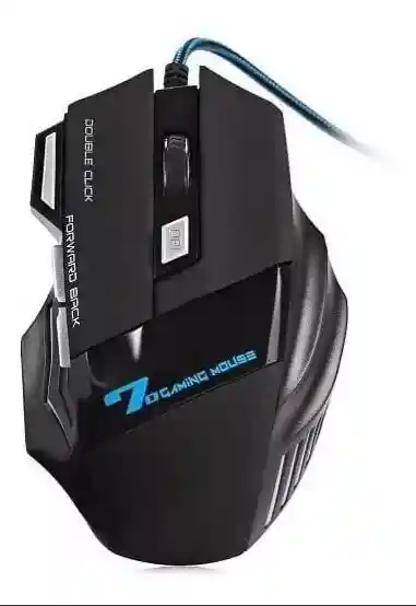 Mouse Gamer Jiexin X11 Rgb 7 Botones Usb 3.0/2.0