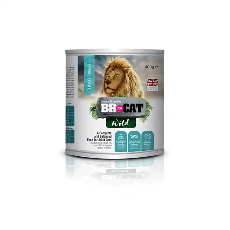 Lata Br Wild Gato Trucha 400 Gr